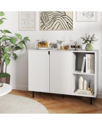 42 in Sideboard Buffet Cabinet with Adjustable Storage Shelves