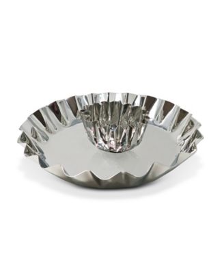 Stainless Steel Chip and Dip Bowl, 14.25"