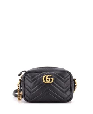 Mini GG Marmont Shoulder Bag Matelasse Leather