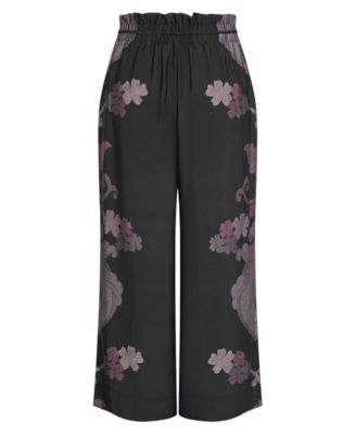 Women's Plus Size Eternal Side Print Wide Pant