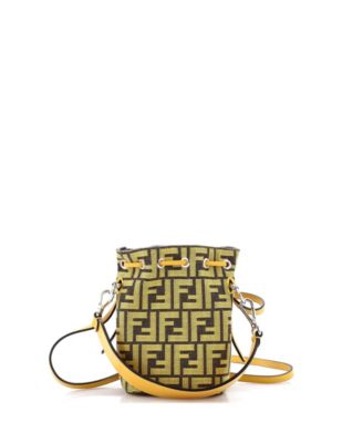Mini x Fendi Fragment Mon Tresor Bucket Bag Zucca Canvas