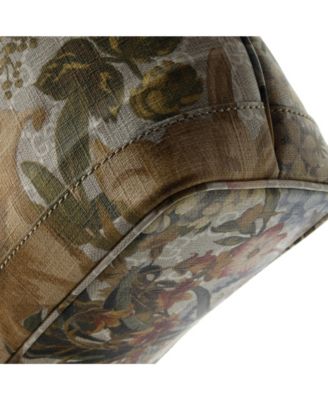 Medium Ophidia Tote Water Flora GG Coated Canvas