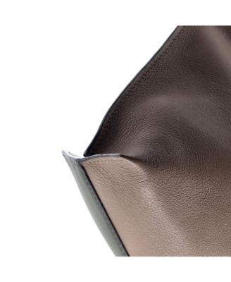 Large T Messenger Leather