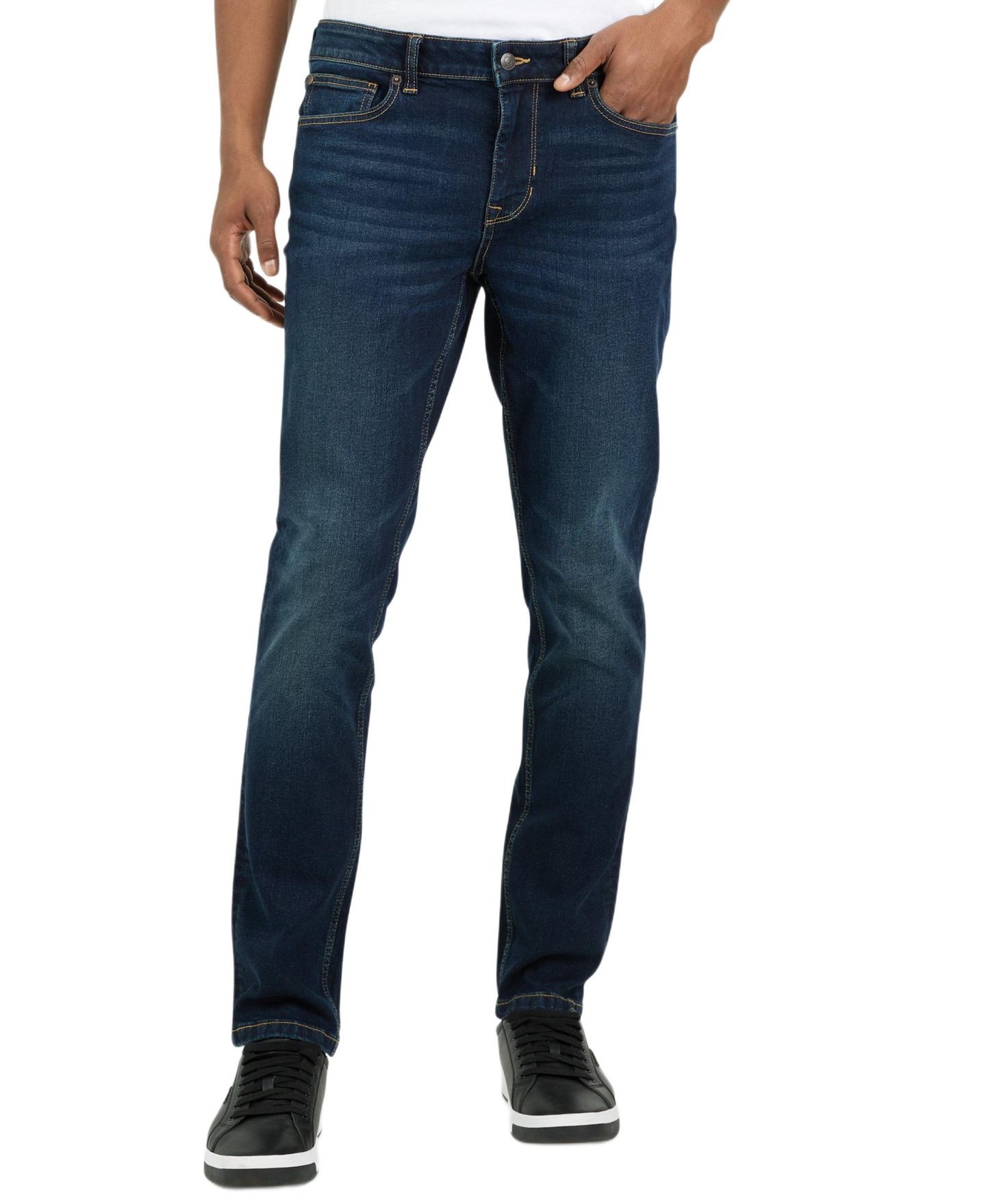 Мужские джинсы DKNY Bedford slim fit, цвет: Синий — фото 1