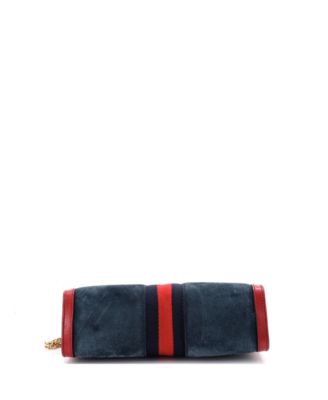 Small Ophidia Chain Shoulder Bag Suede