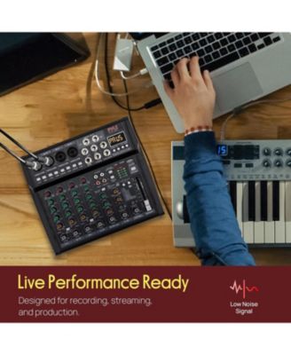 8-Ch Digital Audio Mixer with Bluetooth and DSP Effects (PMX408ST)