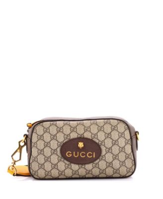 Neo Vintage Camera Messenger Bag GG Coated Canvas