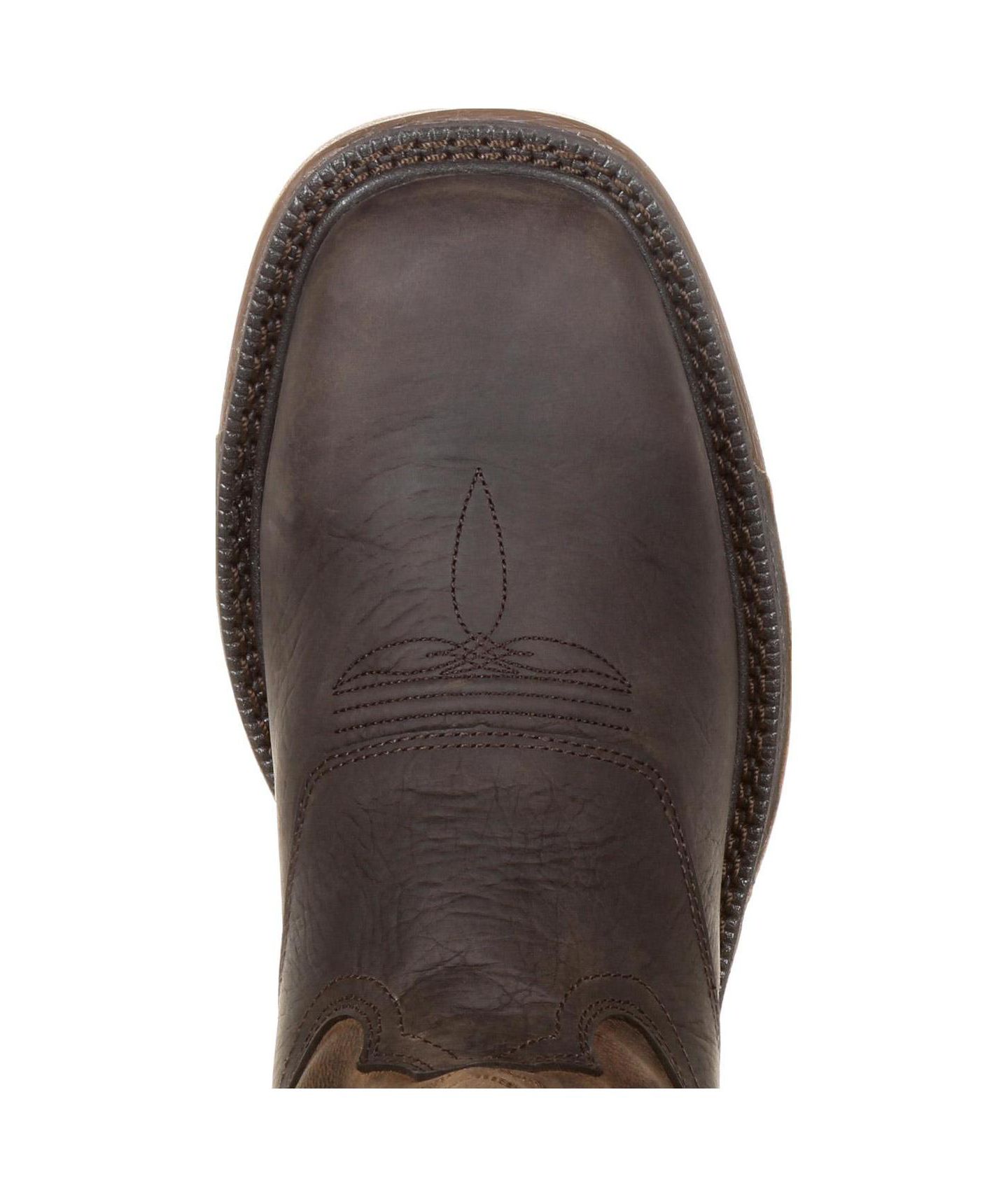 Мужские ботинки ROCKY Iginal Ride FLX Waterproof Western Boot, цвет: Тёмный коричневый — фото 7