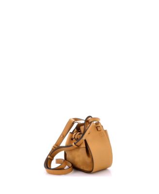 Mini Hammock Bag Leather and Suede