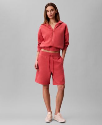 Women's Fleece Mid-Rise Shorts