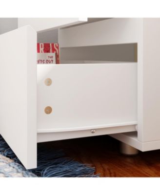 2-Drawer Nightstand, Bedside Table,Bedroom Dresser Chest