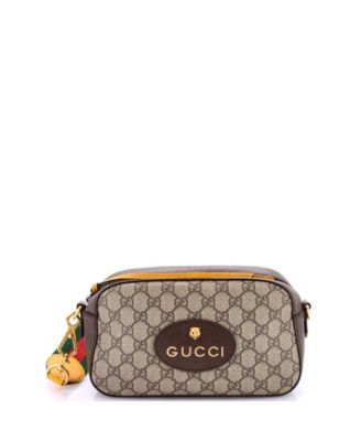 Neo Vintage Camera Messenger Bag GG Coated Canvas