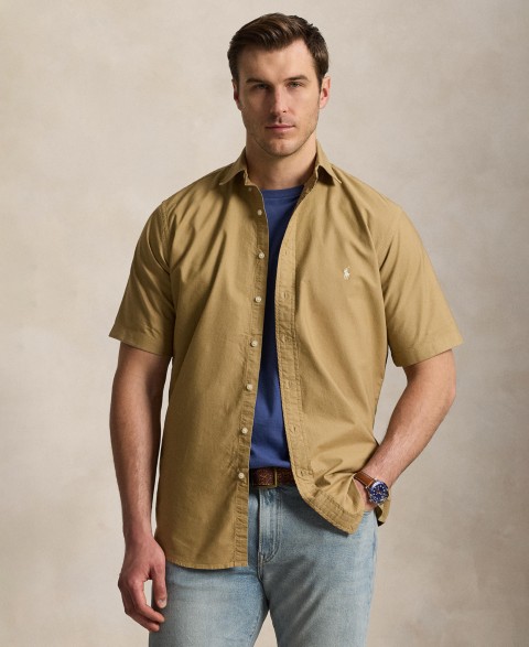 Мужские Polo Ralph Lauren Men's Big & Tall Oxford Camp Shirt