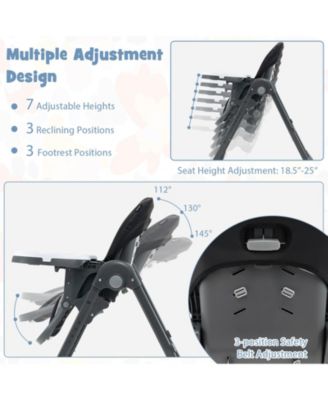 3-In-1 Convertible Baby High Chair for Toddlers