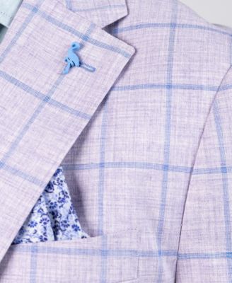 Men's Melange Windowpane Sport Coat