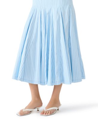 Juniors' Square Neck Midi Dress