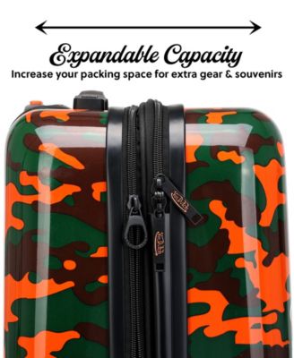 Camo Small Expandable Hardside Carry-On Spinner Suitcase