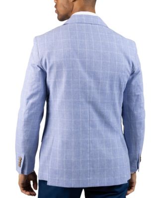 Men's Melange Windowpane Sport Coat