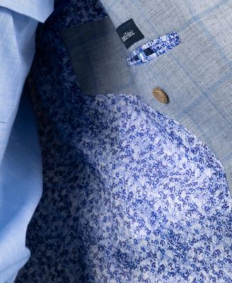 Men's Melange Windowpane Sport Coat