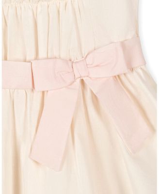 Toddler Girls Organic Puff Sleeve Tiered Party Dress