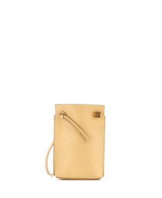 Dice Pocket Crossbody Bag Leather