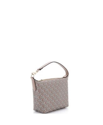 Super Mini Ophidia Zip Shoulder Bag GG Shadow Coated Canvas