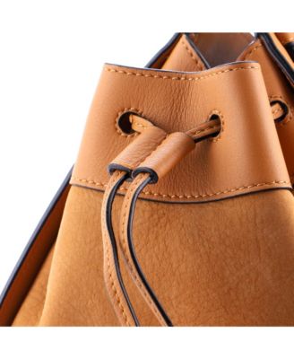 Mini Hammock Bag Leather and Nubuck