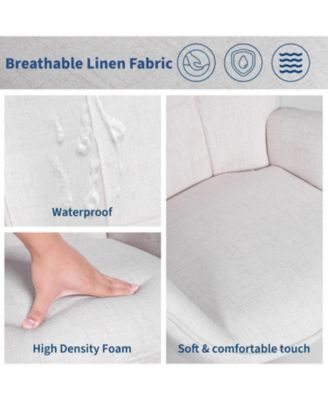 Modern Upholstered Chairs for Dining Table,Mid Century Faux Leathern Kitchen Chairs with Metal Legs,Farmhouse High Back Dinning Chair