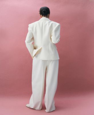 Women's Fitted Double-Breasted Blazer