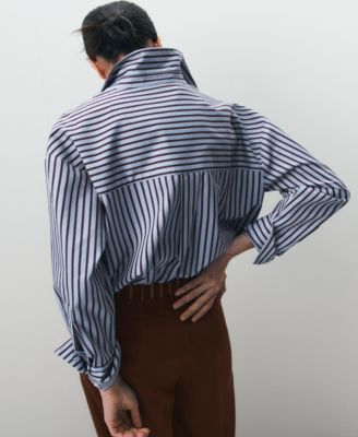 Women's Striped Cotton Shirt