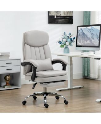 Microfiber Executive Massage Office Chair with Heated Recline