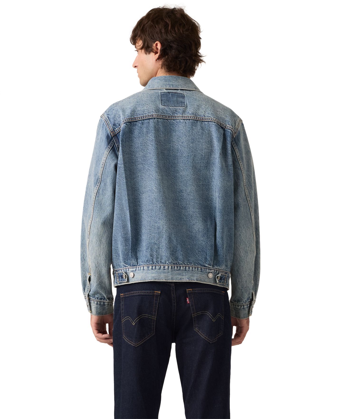 Мужская куртка Levi's Relaxed Trucker, цвет: Thats A Myth — фото 4