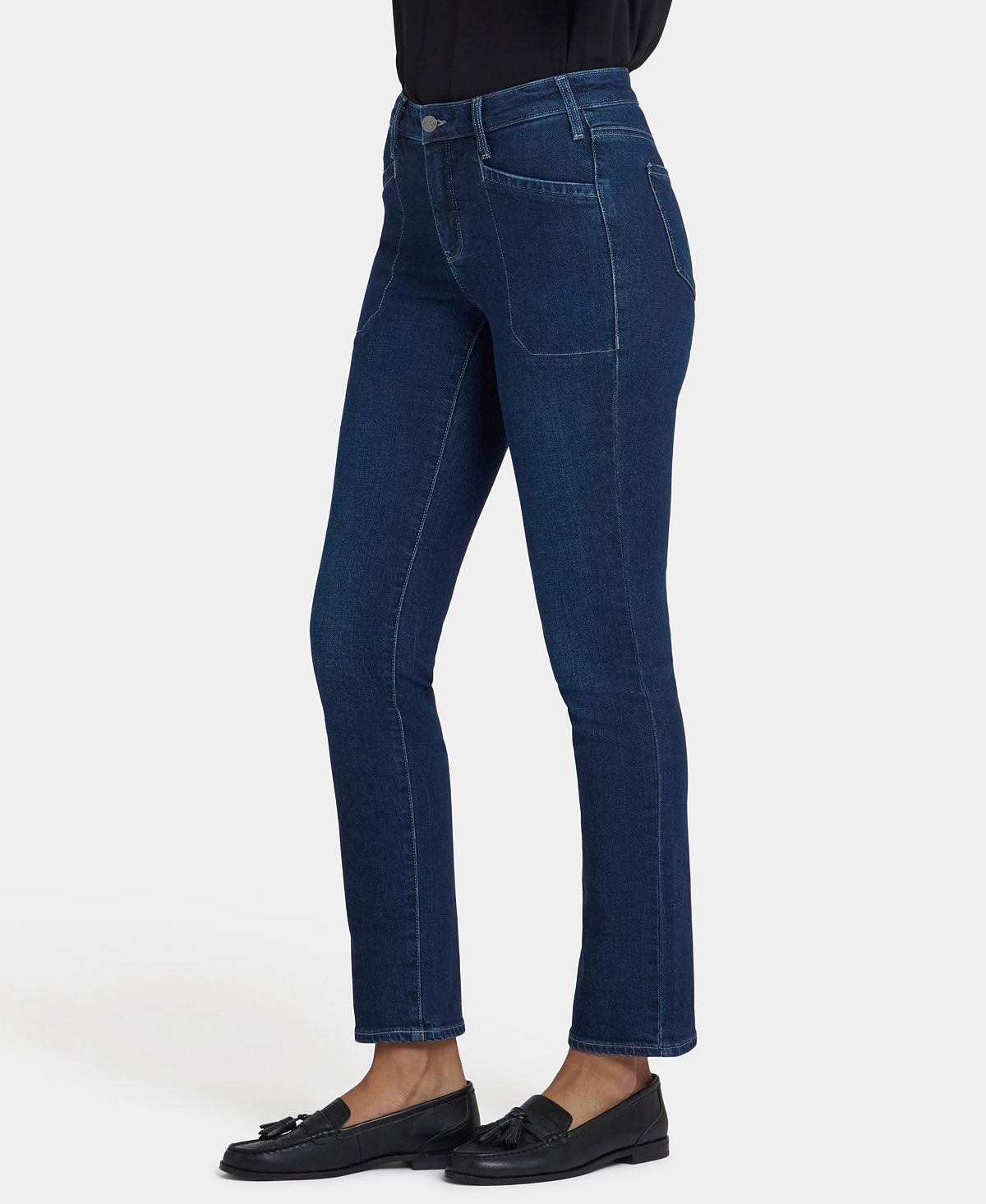 NYDJ Petite Sheri Slim with Welt Utility Pockets Jeans view 3 — MAYCSS fashion products