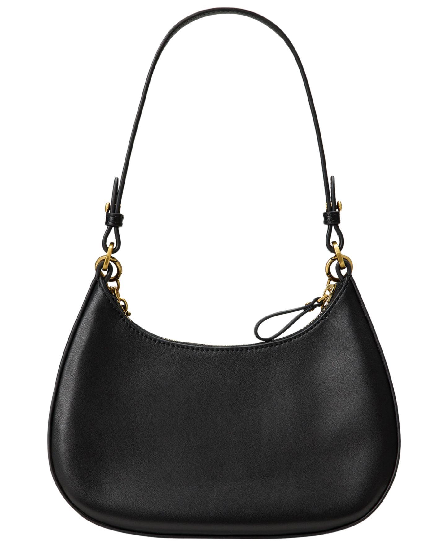 Женская сумка Lauren Ralph Lauren Marcy Medium Leather Shoulder, цвет: Чёрный — фото 4