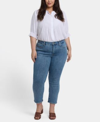 Plus Size Marilyn Straight Ankle Jeans