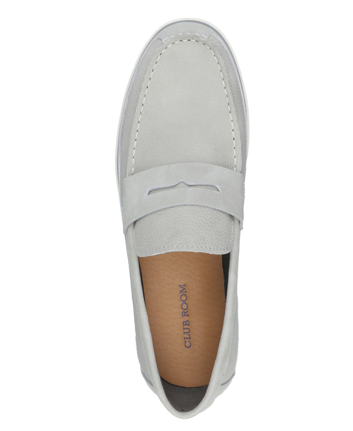 Мужские туфли Club Room Slip-On Penny, цвет: Угольный серый — фото 4