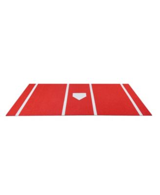 12 x 6 Ft Baseball Hitting Mat with Home Plate