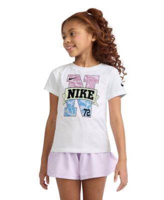 Girls' 4-6X Lace It Up Ringlet Crewneck T-Shirt