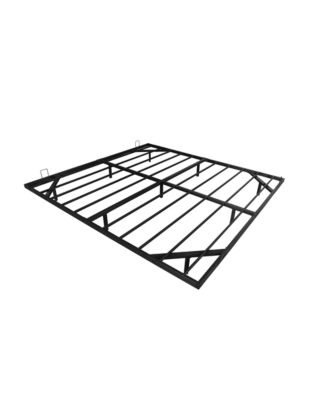 Floating Metal Bed Frame With LED Lights Stable Noise Free No Box Spring