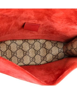 Small Dionysus Bag GG Coated Canvas with Crystal Embellished Metal