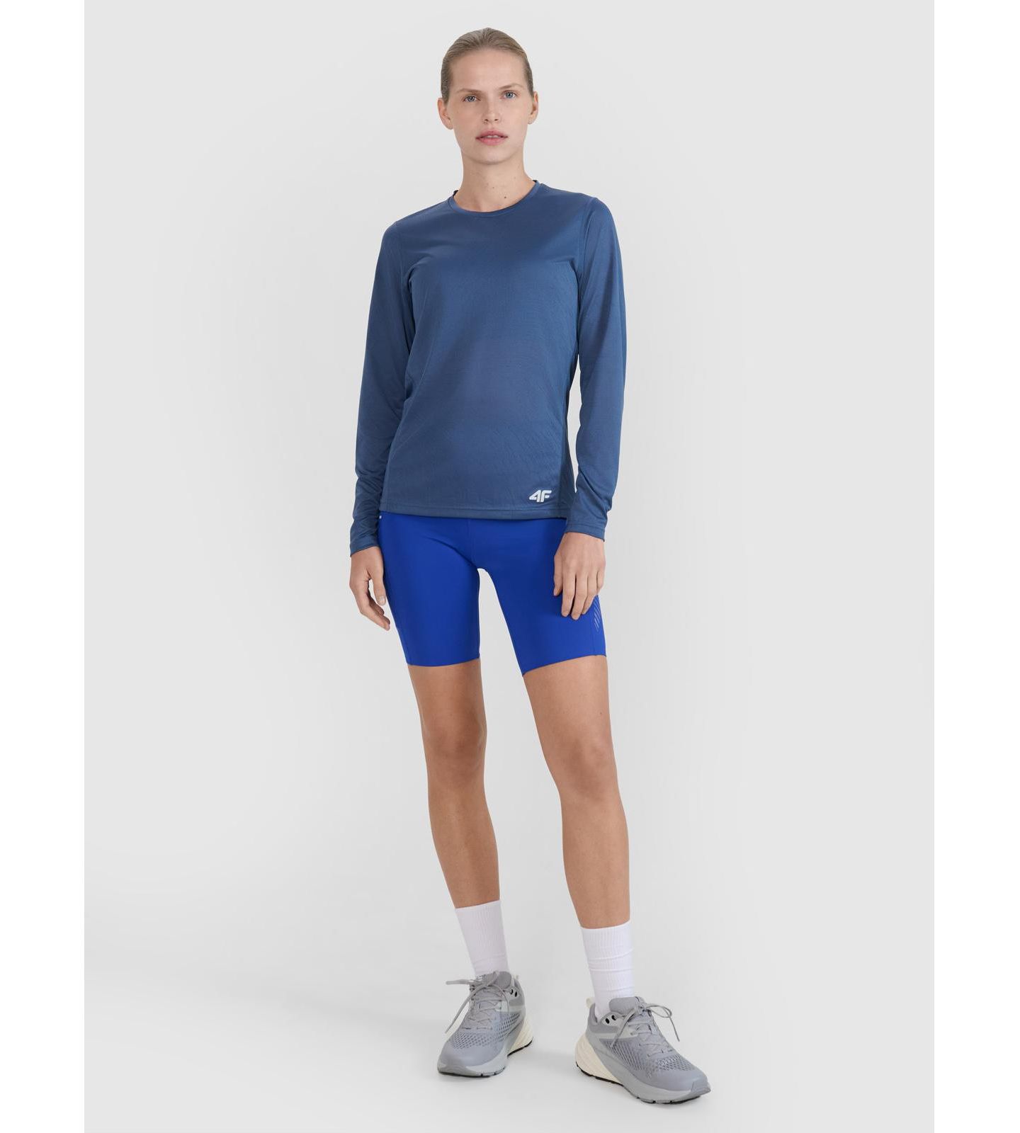 Женские леггинсы 4F Quick-Drying Cycling Short, цвет: Кобальтовый — фото 4