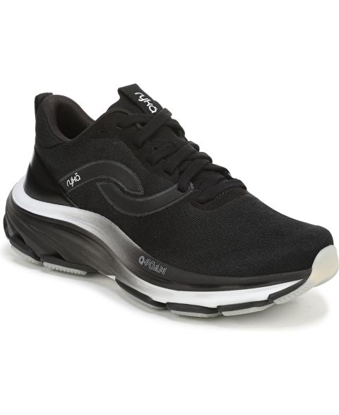 Женские кроссовки Ryka Premium Dedicate Xtra LX Lace-Up, цвет: Чёрный сетчатый
