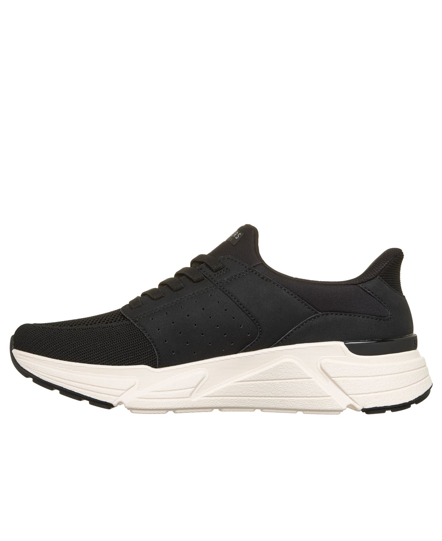 Мужские кроссовки Skechers Slip-Ins: Rovino Lite - Dress in Knit Casual, цвет: Чёрный — фото 3