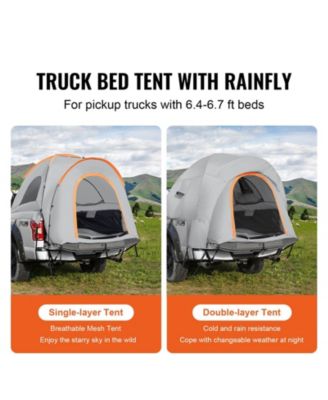  Truck Bed Tent for 2-3 People with Rainfly