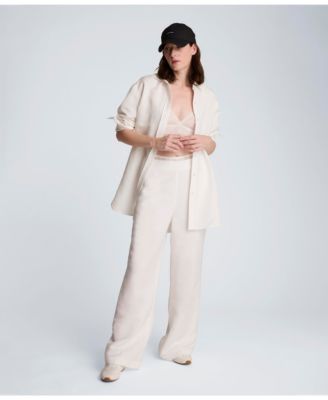 Women's Pull-On Linen Wide-Leg Pants