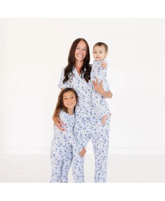 Baby Girls Porcelain Vine Pajama Set