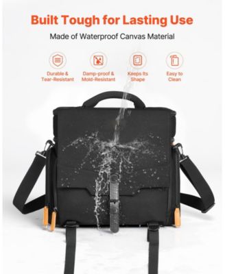 Miniature Figure Storage Bag Fits 16 Infantry Minis with Foam Insert and Shoulder Strap