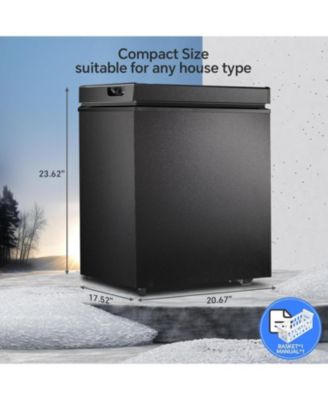 1.8 Cu. Ft. Compact Chest Freezer with Removable Basket