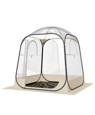 63 x 63 Inch Pop-Up Sports Bubble Tent for 2–4 People with Floor Mat and Cover