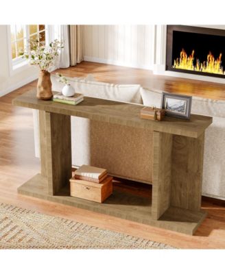 55" Console Table, Framhouse Entryway Table, Living Room & Sofa Table
